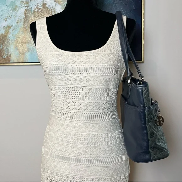 Gianni Bernini Embossed Leather Bag - Picture 15 of 16